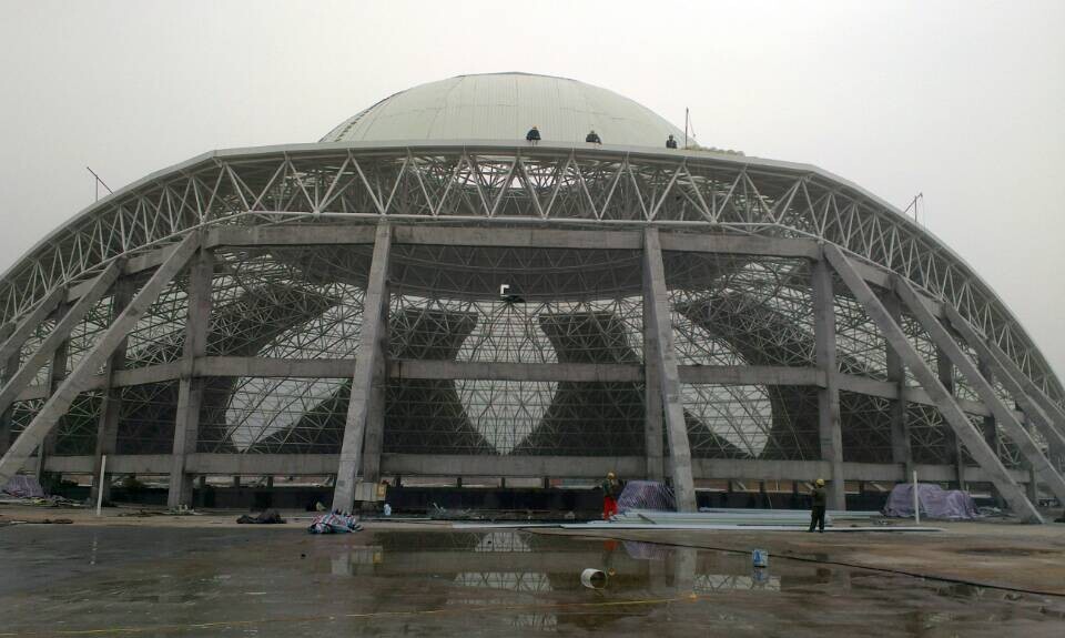 海宁温泉馆网架工程